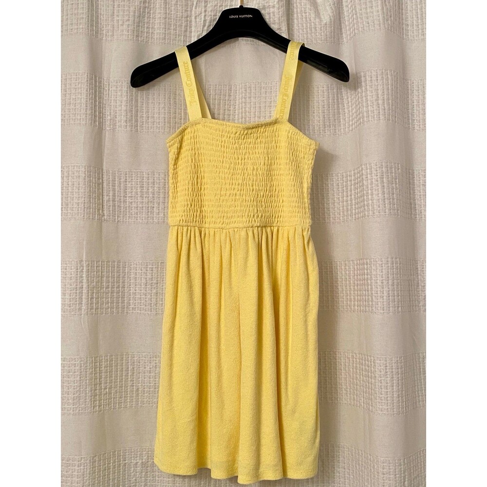 NWT Juicy Couture Yellow Terry Sundress Size Large girls